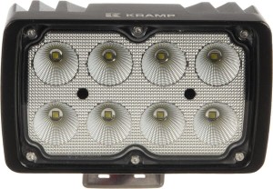 Lampa robocza LED, prostokątna 40W 4000lm 10/30V z wtyczką Deutsch światło rozproszone 8 LED Kramp LA10414
