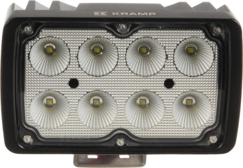Lampa robocza LED, prostokątna 40W 4000lm 10/30V z wtyczką Deutsch światło rozproszone 8 LED Kramp LA10414 - Intertraktor