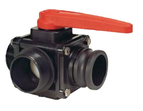 Zawór kulowy 3-drog. 2" M 453016H77 - Intertraktor