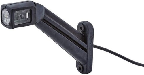 Lampa obrysowa LED, 1.50W 24/12V lewa przykręcana 178x164 mm Quick-link 4 LED Hella 2XS011744071 - Intertraktor