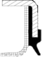 Uszczelnaicz B1SLRD+LR 63.2x94x13 TFE 9Y9895N