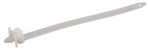 Opaski kablowe 3.5x132.5 mm białe, Nylon, max. Ø 30 mm Kramp CT35132548