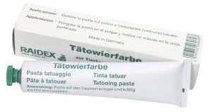 Tusz pasta do tatuownic, zielony, 60 g 1592362060