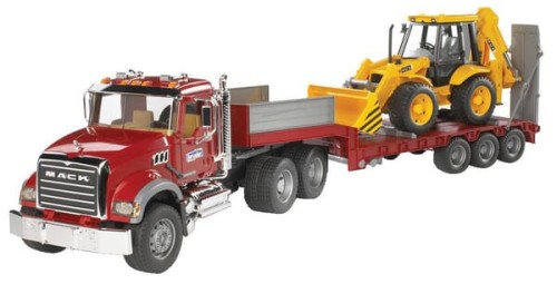 Ciężarówka Mack z naczepą i ładowarką U02813 - Intertraktor