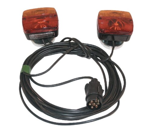 Zestaw lamp tylnych, montowane na magnes przewód 7.5 m LA97520 - Intertraktor