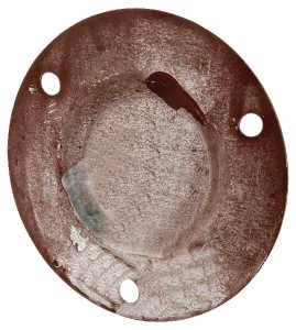 Pokrywa łożyska duża, metalowa, pełna 53612213190080