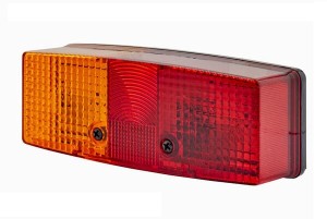 Lampa tylna zespolona, 12/24V prostokątna przykręcana, lewa Hella 2SD003184031