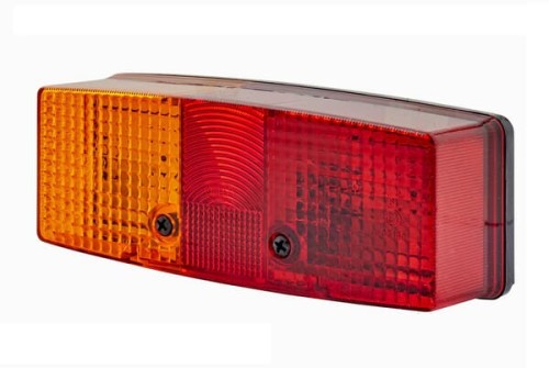 Lampa tylna zespolona, 12/24V prostokątna przykręcana, lewa Hella 2SD003184031 - Intertraktor