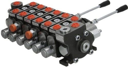 Rozdzielacz hydrauliczny sekcyjny Mikrus - 6 sekcji MBVA6001 - Intertraktor