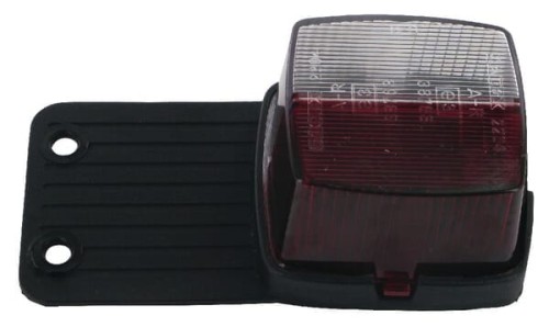 Lampa obrysowa kwadratowa, czerwona/biała, przykręcana Sacex AUF22049 - Intertraktor