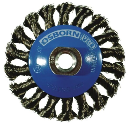 Szczotka stalowa stożkowa spalatana Osborn, 100 mm M14 WRB22 - Intertraktor