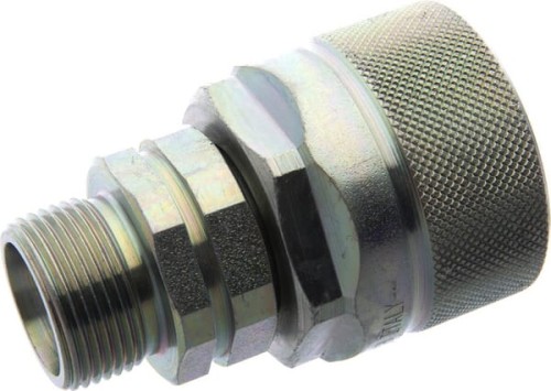 Szybkozłącze skręcane 1/2" gwint zew. M24x1.5 16S - wtyczka SKSM12S24 - Intertraktor
