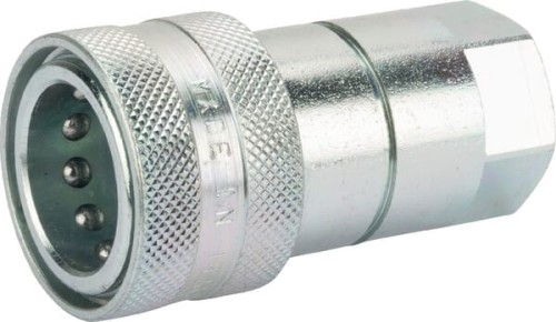 Szybkozłącze gniazdo 3/8" gwint wew. 3/8" BSP z zaworem grzybkowym NV NV38GASF - Intertraktor