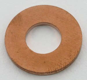 Uszczelka miedziana wtryskiwacza 21x10x2 mm Zetor 93009826