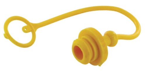 Zatyczka przeciwpyłowa PCW żółta do szybkozłącz gniazd ANV 3/8" TMA38Y - Intertraktor