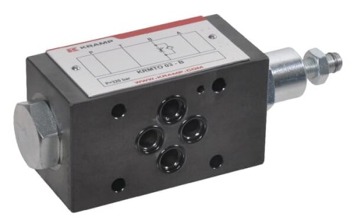 Zawór zwrotno-dławiący Cetop 03 - NG6 03B typ KRMTO Kramp KRMTO03B - Intertraktor