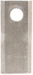 Nożyk kosiarki rotacyjnej lewy 107x45x4 mm otwór Ø 18.25 mm okrągły pasuje do Kuhn/John Deere/New Holland 25 szt. 55903210KR