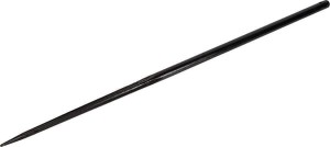 Ząb ładowacza, prosty, profil podwójne T 36x1400 mm końcówka szpiczasta z otworem Ø 12.9 na kołek sprężysty czarny Battista Porteri FT361400