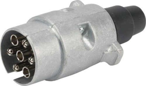 Wtyczka, 7 styków, metalowa LA403012 - Intertraktor