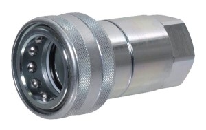 Szybkozłącze gniazdo 3/8" gwint wew.  3/8" BSP z zaworem grzybkowym HNV HNV38GASF