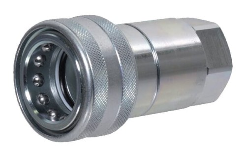 Szybkozłącze gniazdo 1" gwint wew. 1" BSP z zaworem grzybkowym HNV HNV1GASF - Intertraktor