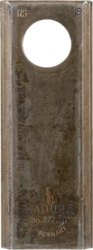 Nożyk kosiarki rotacyjnej lewy/prawy 110x40x3 mm otwór Ø 20.50 mm okrągły pasuje do Taarup KT58372000 - Intertraktor