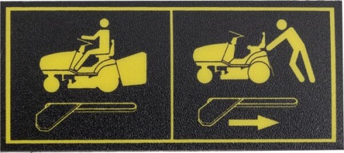 Naklejka odblokowania przekładni 1143708180 - Intertraktor