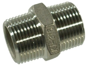 Złączka st.nier. 2xGZ 3/4" FG28034RVS