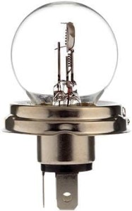 Żarówka P45T, 12 V, 45/40W, z kołnierzem 140612454045