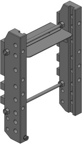 Korpus zaczepu, 390mm 00169000A17
