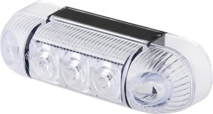 Lampa obrysowa LED, prostokątna, 12/24V przezroczysta, przykręcana Waś 1400690810