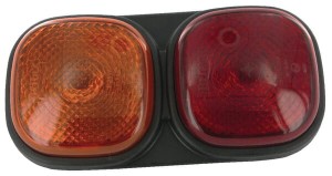 Lampa tylna zespolona, prostokątna 12/24V przykręcana Britax L1201LB