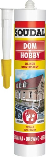 Silikon uniwersalny, biały 280 ml 137658SOU - Intertraktor