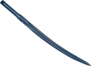 Ząb ładowacza, wygięty zamykający, profil gwiazda 35x680 mm końcówka szpiczasta z otworem Ø 8 na kołek sprężysty czarny FST FT486636