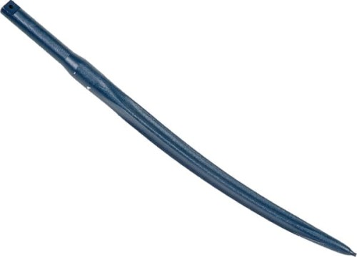 Ząb ładowacza, wygięty zamykający, profil gwiazda 35x680 mm końcówka szpiczasta z otworem Ø 8 na kołek sprężysty czarny FST FT486636 - Intertraktor