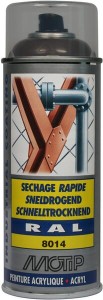 Lakier akrylowy w sprayu, RAL 8014 brązowy 400 ml 07033