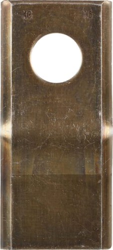 Nożyk kosiarki rotacyjnej 105x47x3 mm otwór Ø 21 mm okrągły pasuje do Taarup/Claas/Krone/Massey Ferguson/PZ/Vicon KT4189900001 - Intertraktor
