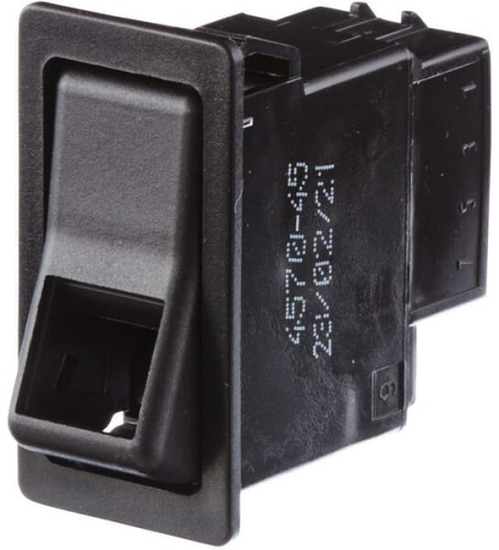 Włącznik świateł awaryjnych, 12V, I-0, 7-pin z funkcją komfortu 6HH004570451 - Intertraktor