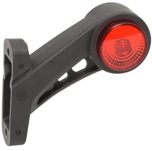 Lampa obrysowa LED, prawa, 12/24V pomrańczowa/czerwona/biała, przykręcana Waś 14003005810 - Intertraktor