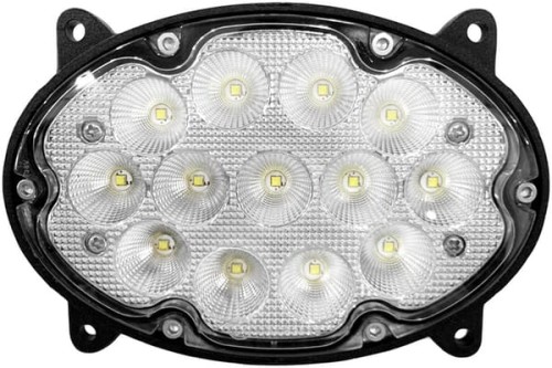 Lampa robocza LED, owalna 39W 3500lm 10/30V 138x93x69 mm światło rozproszone 13 LED Kramp LA10600 - Intertraktor