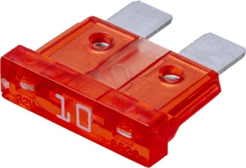 Bezpiecznik płaski, 10A L=20 mm czerwony op. 100 szt. iMaXX SI22010 - Intertraktor
