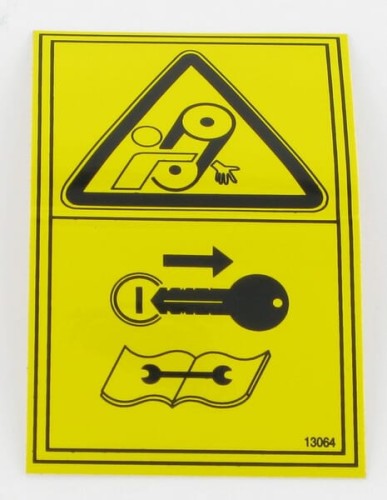 Naklejka – otwór pokrywy ET13064 - Intertraktor