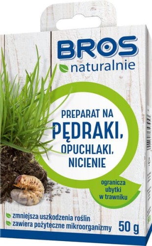 Preparat na pędraki, nicienie, opuchlaki Bros NATURALNIE, 50g 15941992 - Intertraktor