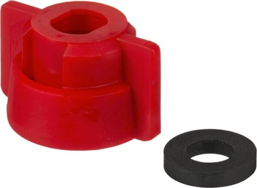 Pokrywka dyszy, bagnet, SW10, czerwony, z uszczelką, 25 szt., Geoline 8253008P025 - Intertraktor