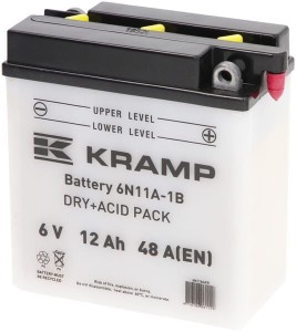 Akumulator 6V 12Ah 48A z elektrolitem Kramp 6N11A4KR