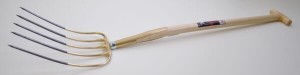 Widły gospodarcze ze skuwką, 5-zębne oprawne T 90 cm 2012KR