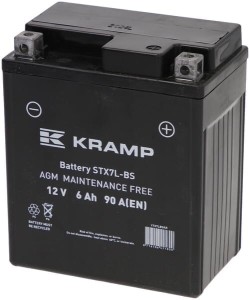 Akumulator 12V 6Ah 90A zamknięty Kramp YTX7LBSKR