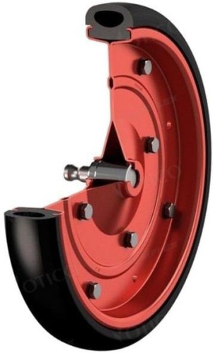 Rolka dociskowa 318x50 mm z łożyskiem 00310101FN - Intertraktor
