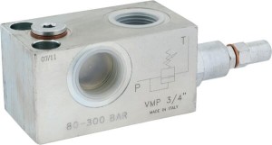 Zawór przelewowy VMP, G3/4" 10 - 180 bar C056V0720