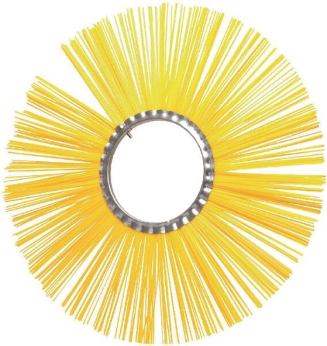 Sczotka pierścieniowa polyester, 600 x 7" / 180 żółta Ø 2,5 mm 1715107605 - Intertraktor